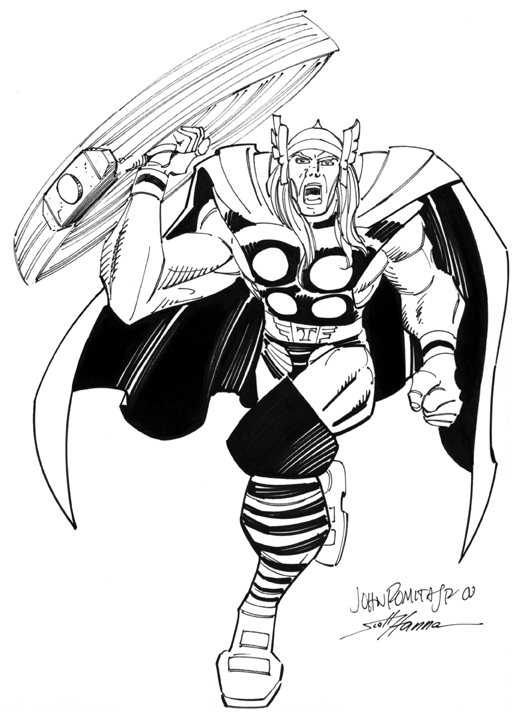 Thor Sketch - John Romita Jr., in Gary S's ROMITA Jr., John Comic Art ...