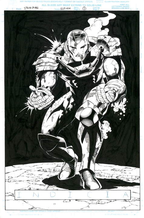 Iron Man 11 page 1 SPLASH - Sean Chen, in Gary S's CHEN, Sean Comic Art ...