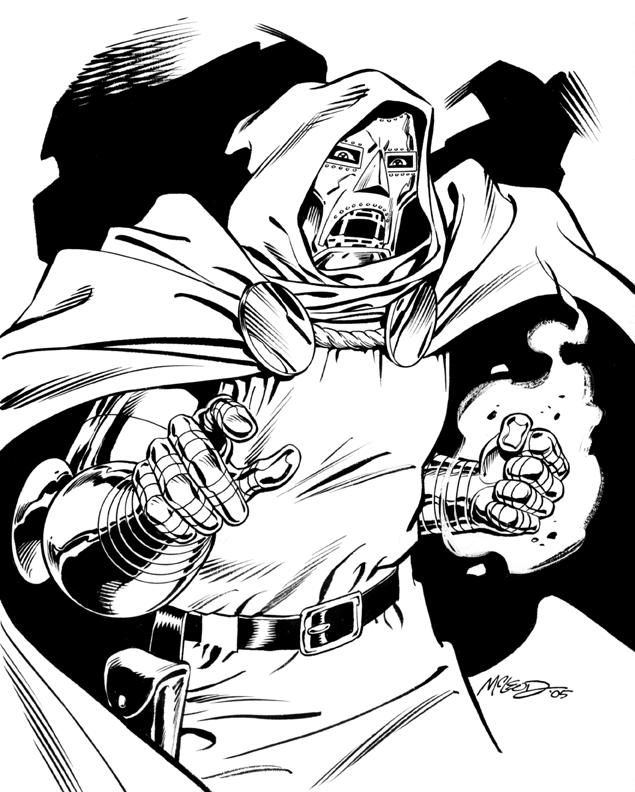 Dr. Doom Sketch - Bob McLeod, In Gary S's McLEOD, Bob Comic Art Gallery ...