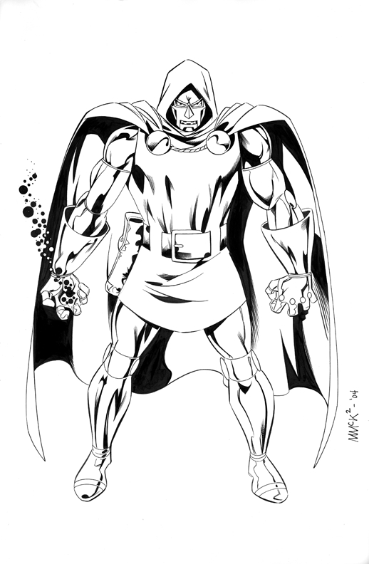 Dr. doom Commission - Mike McKone, in Gary S's McKONE, Mike Comic Art ...