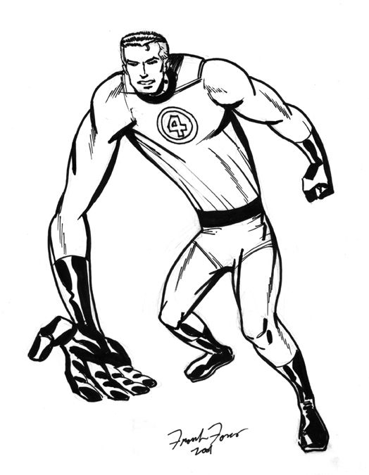 Mr. Fantastic Sketch - Frank Fosco, in Gary S's FOSCO, Frank Comic Art ...