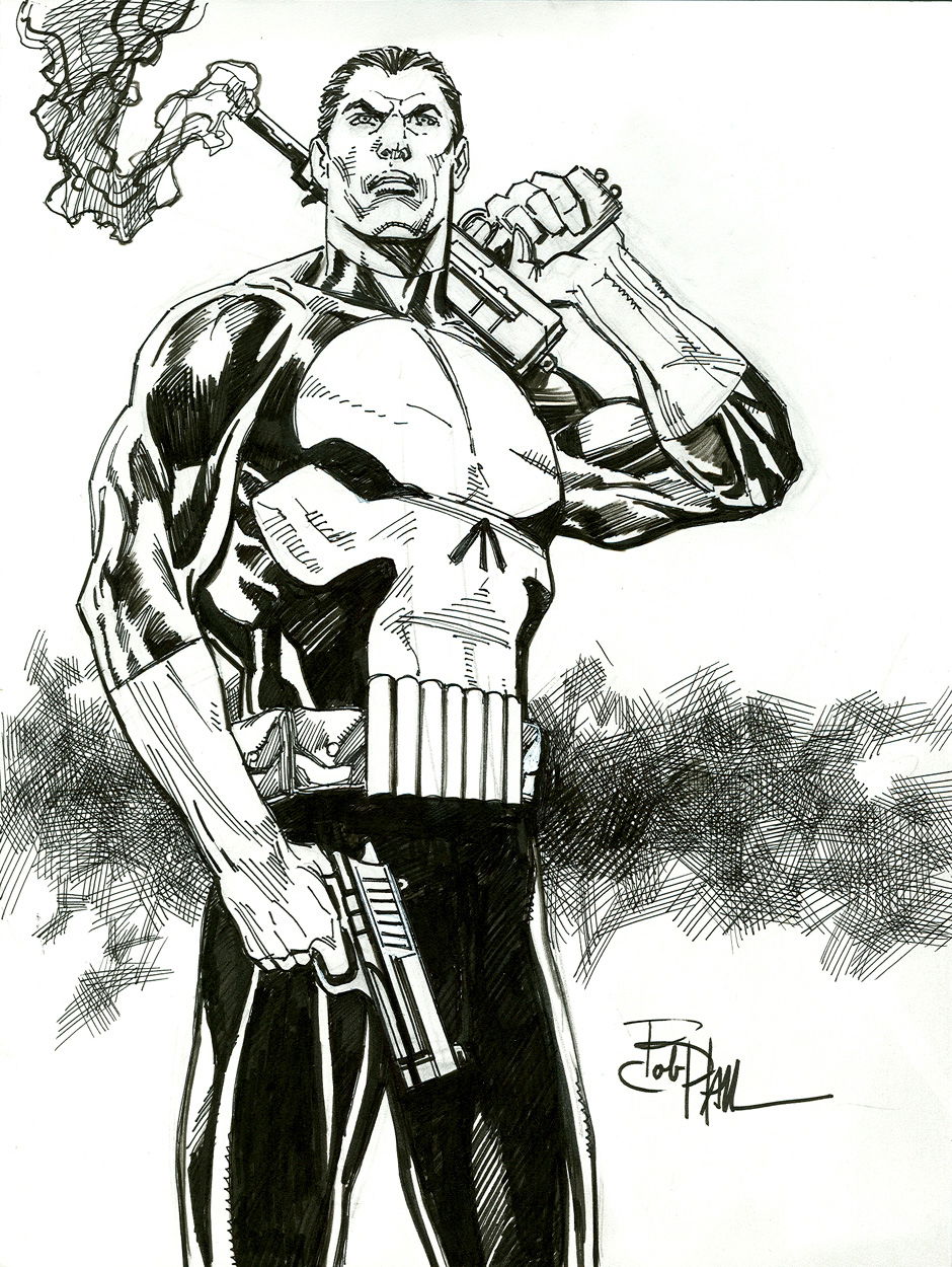 Punisher commission - Bob Hall, in Ivan R's PUNISHER commissions and ...