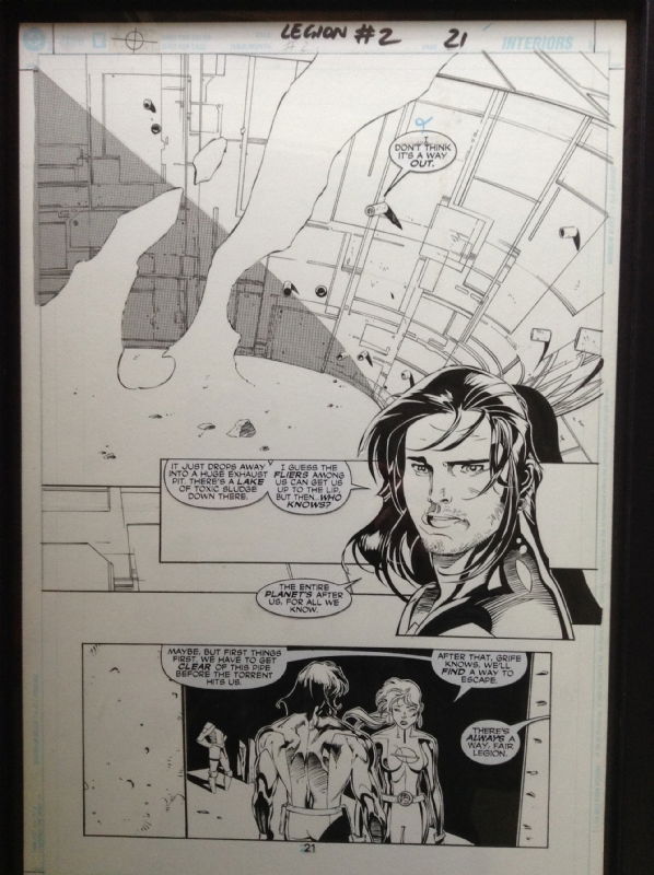 Legion #02 pg 21, in Dennis Secrest's Olivier Coipel Comic Art Gallery Room