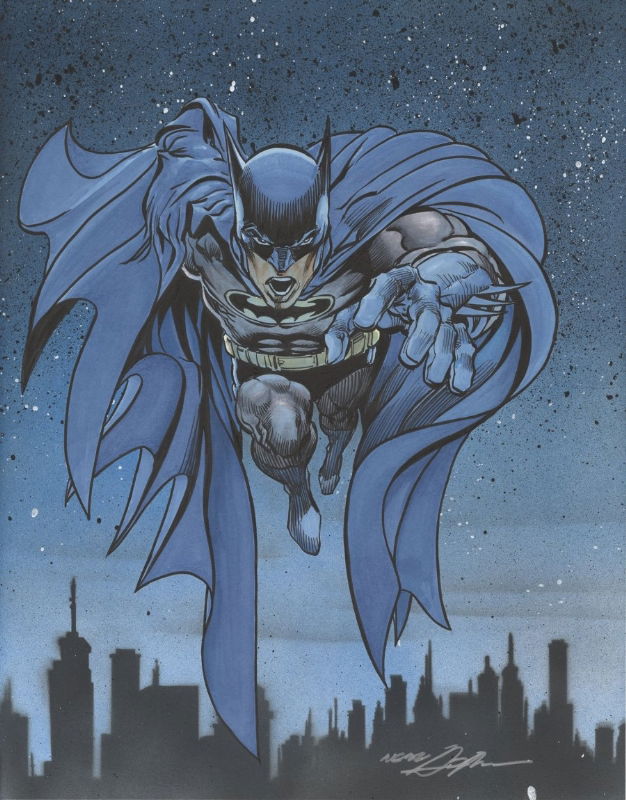 Neal Adams Batman In Thomas Vs Neal Adams Comic Art Gallery Room 9052