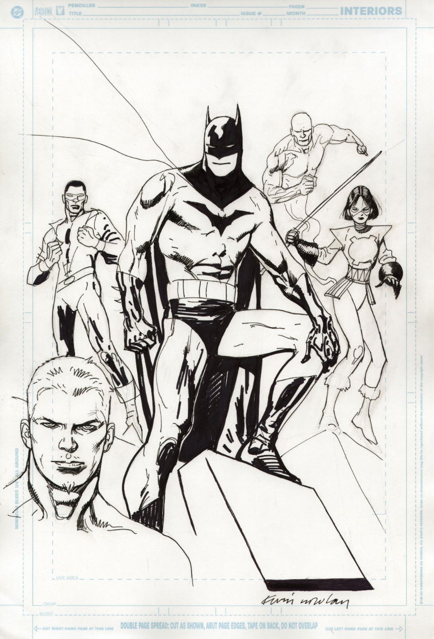 Batman And The Outsiders Illustration - Kevin Nowlan, In Ivan Costa's ...