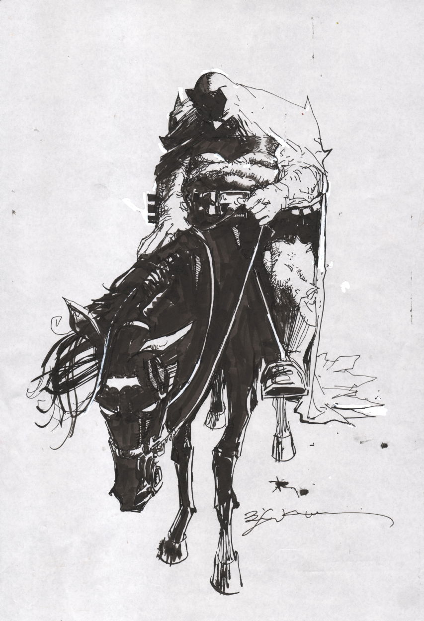 Batman DKR commission - Bill Sienkiewicz, in Ivan Costa's Batman Comic ...