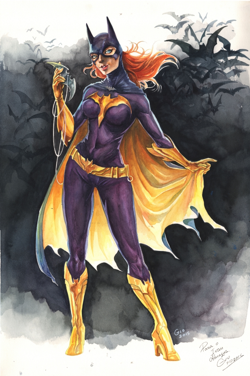 Batgirl painted commission - Gio Guimaraes, in Ivan Costa's Batman ...