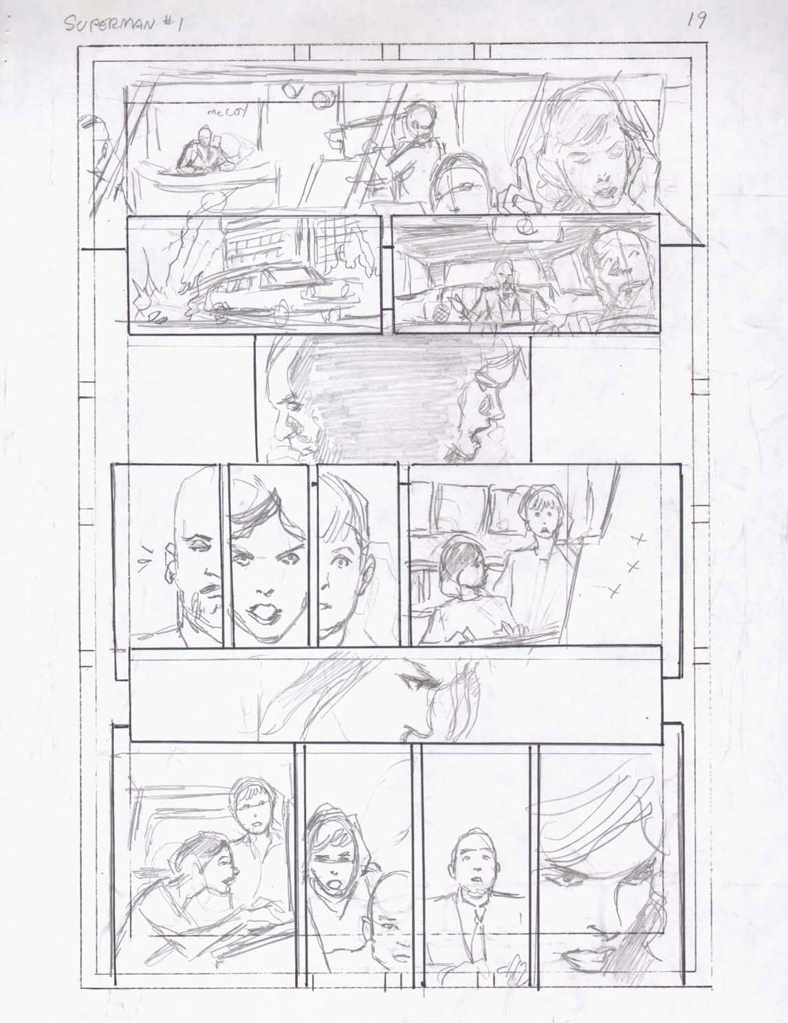 Superman #1 (TheNew52) layouts - covers and interiors whole book ...