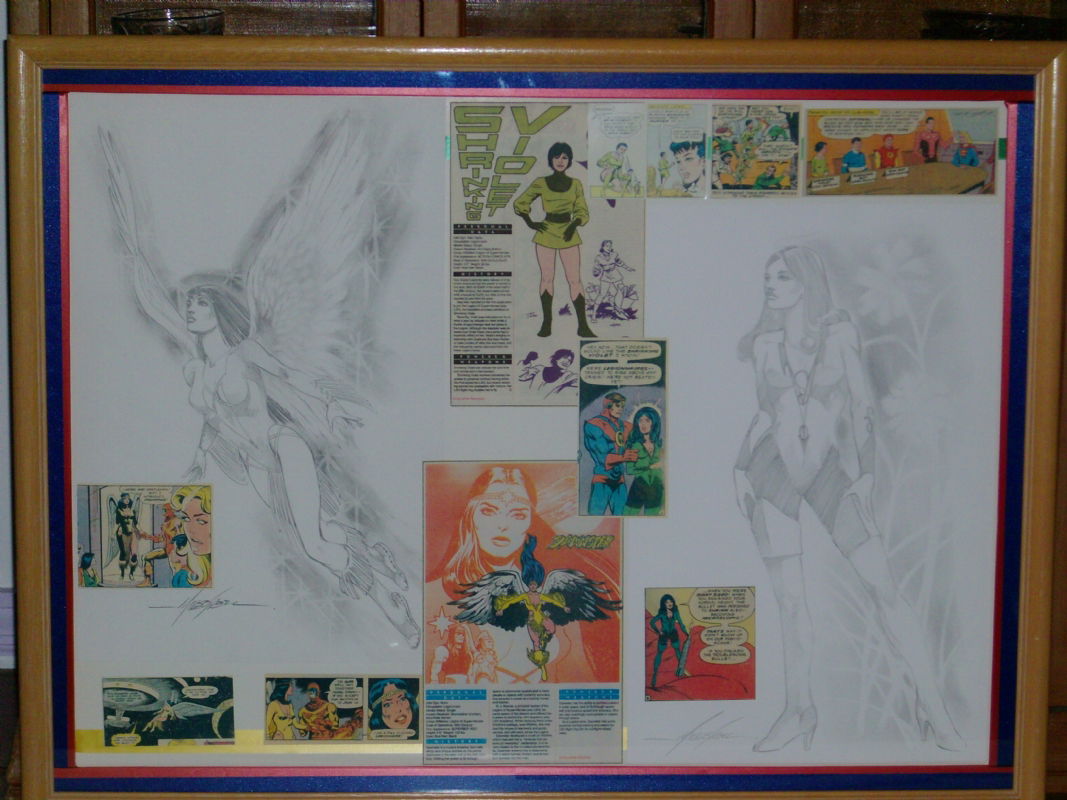 Dawnstar And Shrinking Violet Commissions In Mark Tamborskis Framed