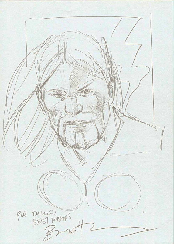 BRIAN HITCH - ULTIMATE THOR, in Emilio L's SKETCHES 2008 Comic Art ...