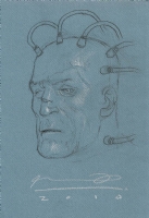 ARIEL OLIVETTI - Frankenstein Comic Art