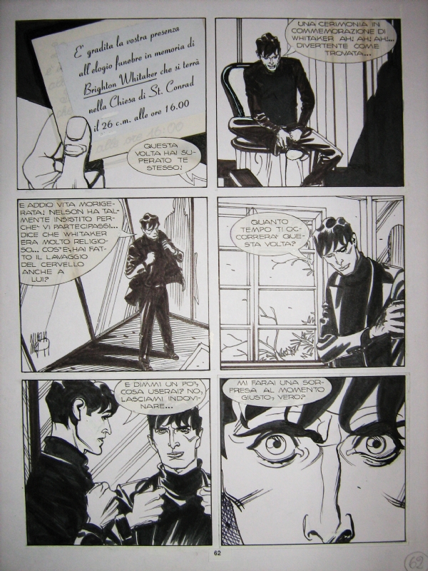 Dylan Dog Mari #169 Lo specchio dell'anima Comic Art