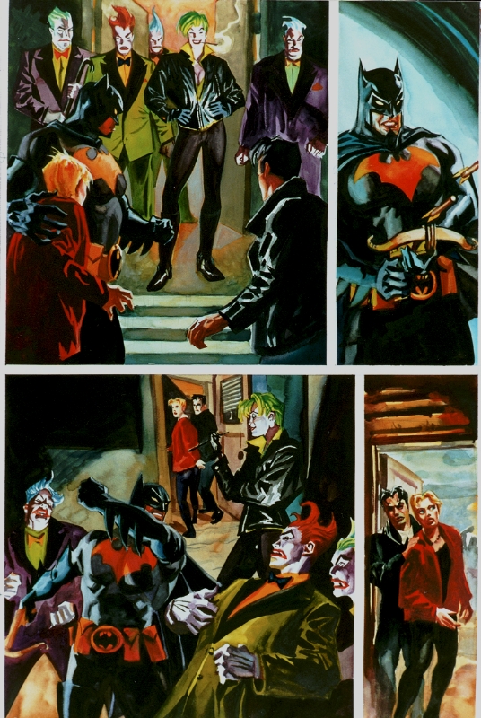 TK '62 Batman fighting Joker's Goons, in DAN BRERETON's THRILLKILLER Comic  Art Gallery Room