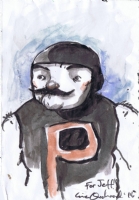Puck watercolor by Eric Orchard Comic Art