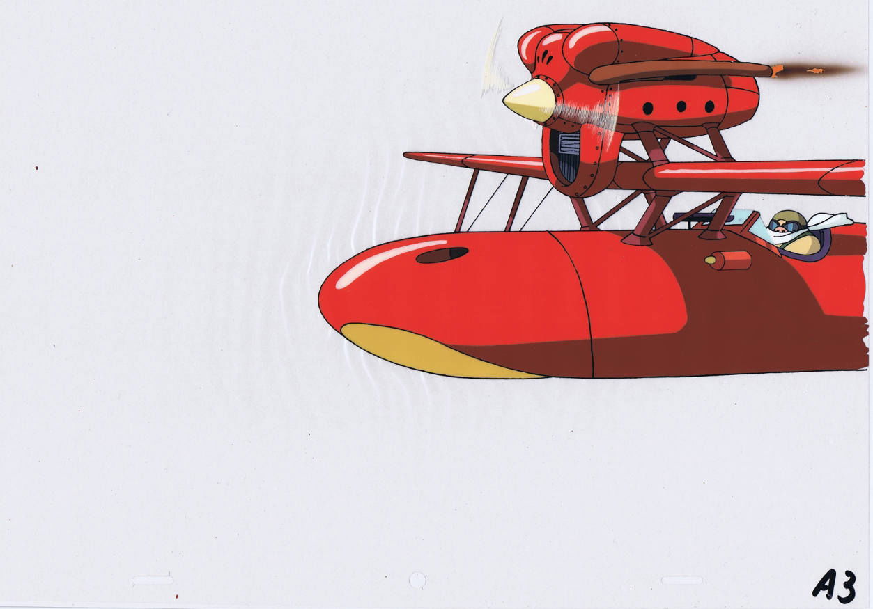 Porco Rosso Cel - Studio Ghibli, in Jeff Singh's Art - Other - Anime Cels  Comic Art Gallery Room