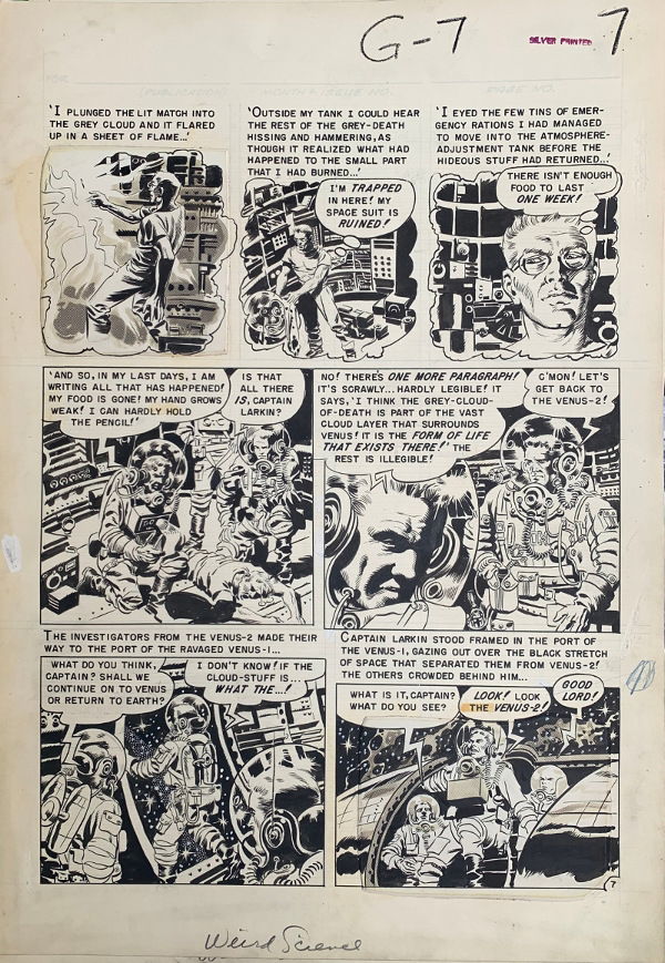 Weird Science #9 eight page story by Wally Wood pages 5-8, in Jeff ...