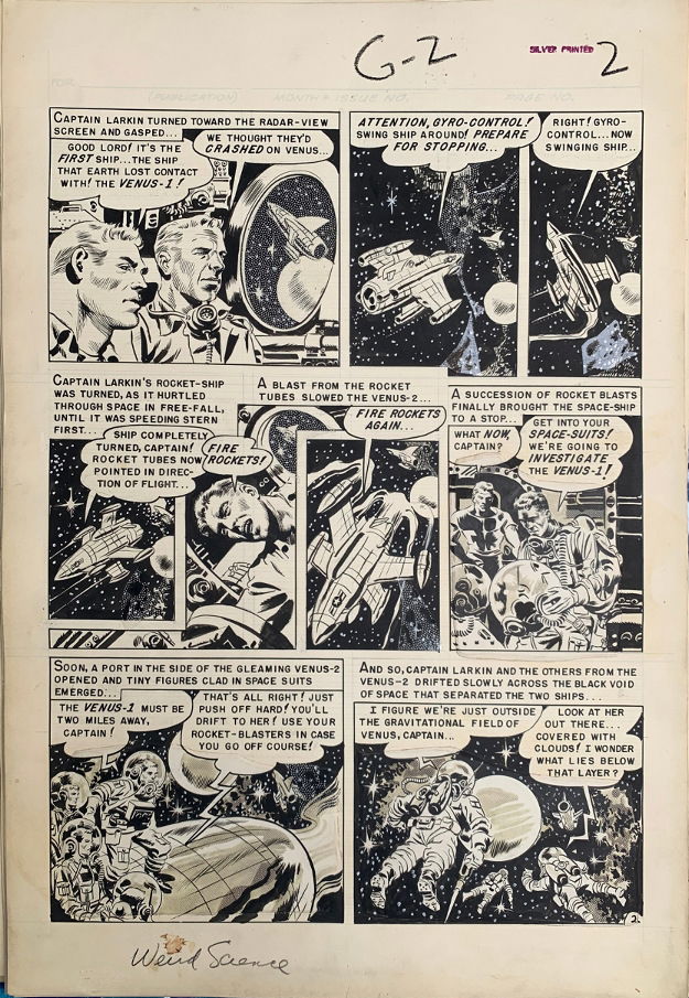 Weird Science #9 Eight Page Story By Wally Wood Pages 1-4, In Jeff 