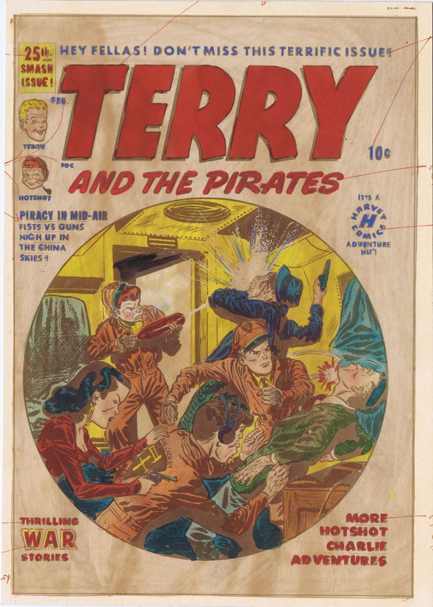 Terry and Pirates #25 Cover by Lee Elias, in Jeff Singh's Covers Comic ...