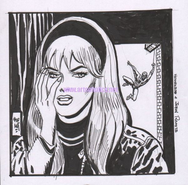 Jordi Bernet - Gwen Stacy and Spiderman, in Miguel A D's Jordi Bernet ...