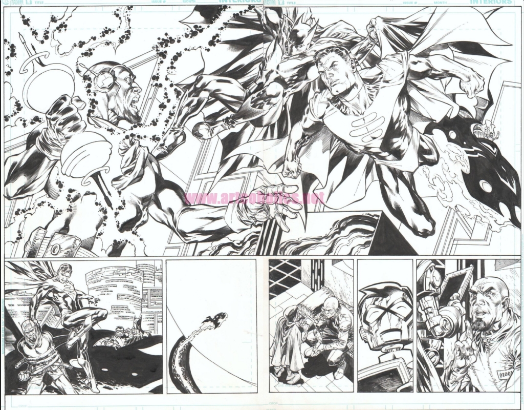 Jesús Merino - Superman-Batman 79 pg 2-3, in Miguel A D's American ...