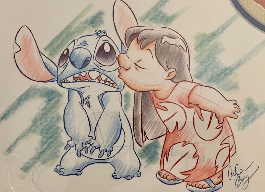 Lilo and Stitch, in Brian Lowery's Purchased Art Comic Art Gallery Room