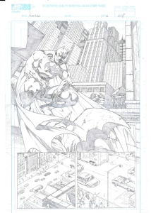 Batman Test Page 01 Comic Art