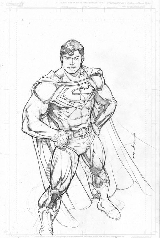 Superman by Kevin Sharpe, in Derek D's Kevin Sharpe artwork Comic Art ...