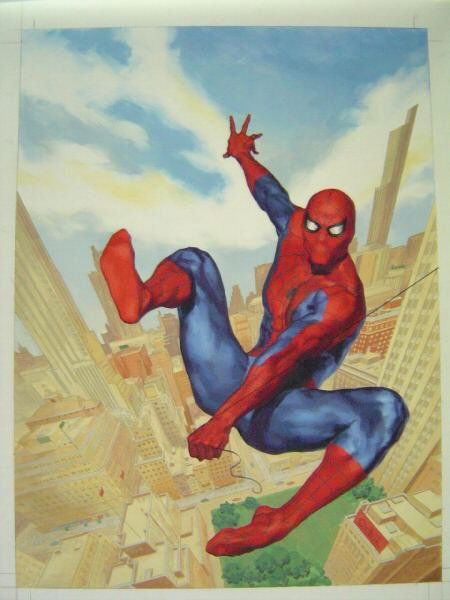 Glen Orbik Spiderman painting cover, in Jared Simmons's Orbik, Glen ...