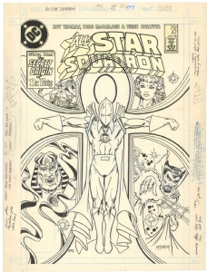 All Star Squadron 47 cover Origin of Dr. Fate Comic Art