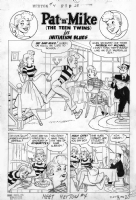 Dave Berg - Pat-n-Mike - Meet Merton #4, June 1954 Comic Art