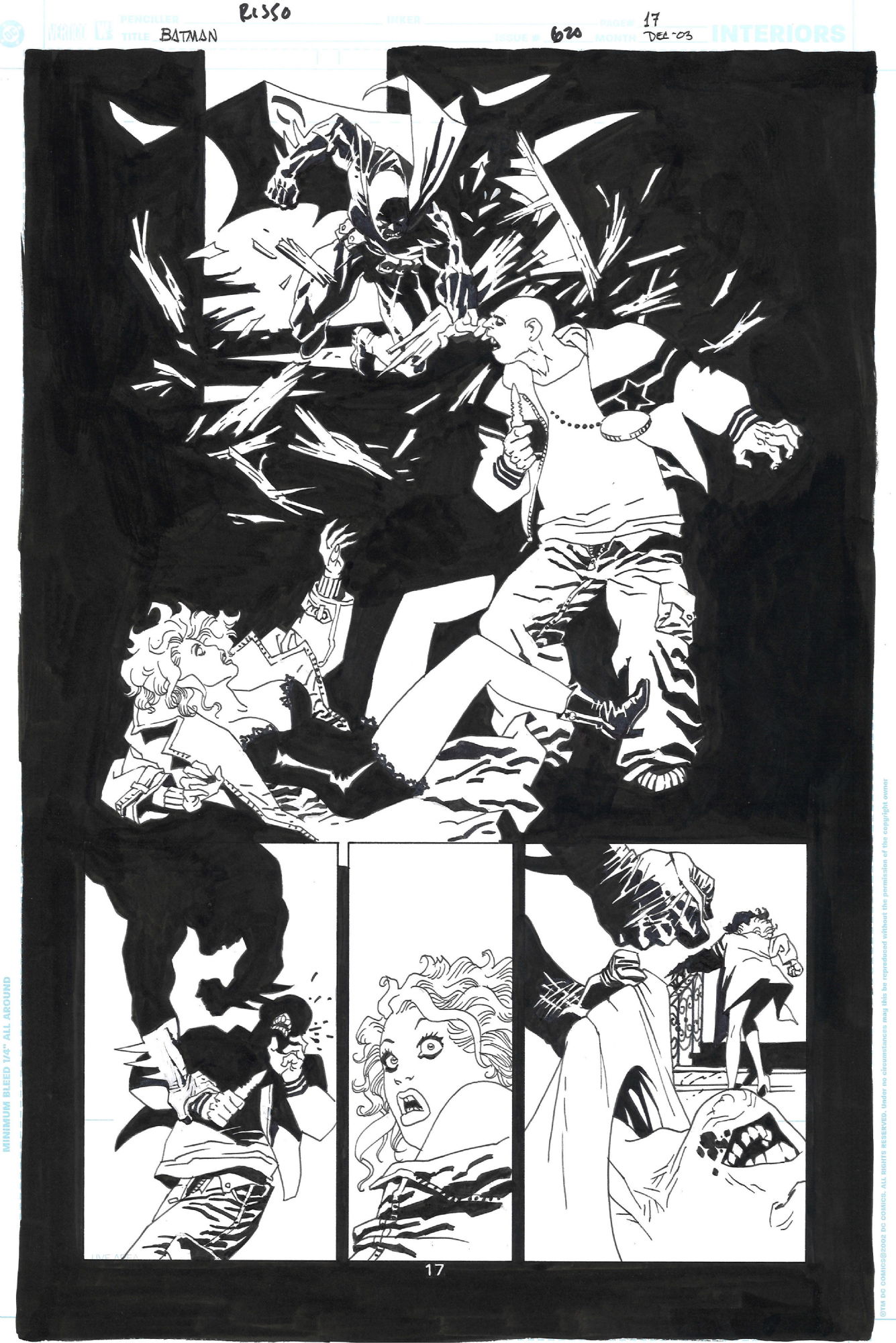 DC) Batman #620 , in Rob D.'s Eduardo Risso Comic Art Gallery Room