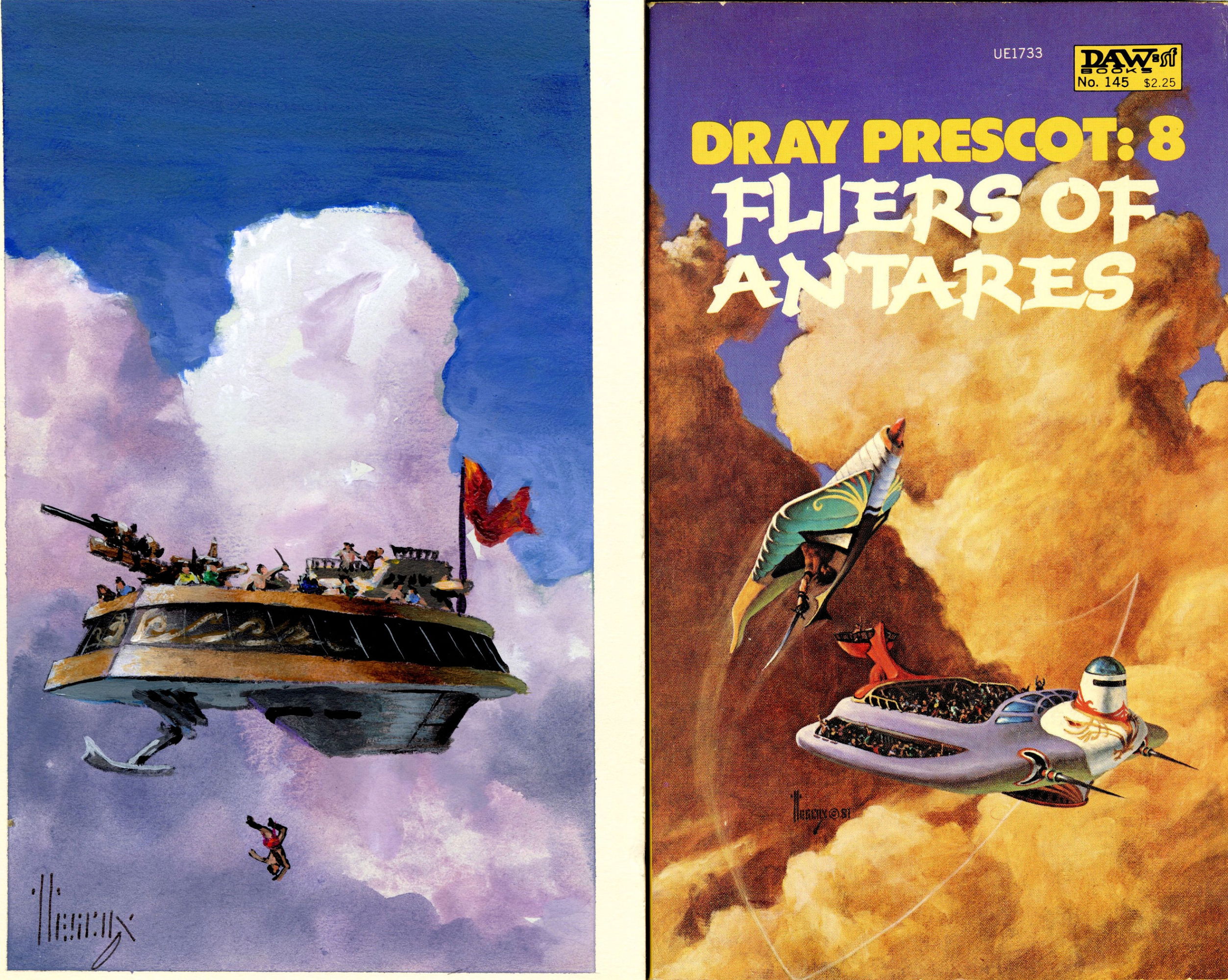 Richard Hescox - Fliers Of Antares Preliminary, In Doug Ellis's Richard ...