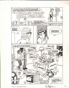 Teenage Mutant Ninja Turtles - Issue 2 (original series from 1984), Comic Art