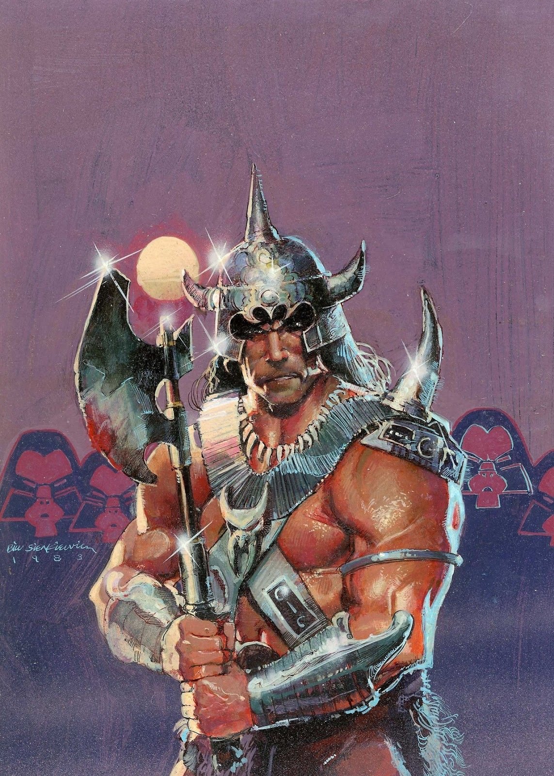 Savage Sword Of Conan 102 - Bill Sienkiewicz , in Andy Wurst's Cover ...