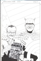 Captain America Cover 695 - John Cassaday feat. Stan Lee, Comic Art