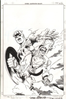 Captain America Cover 1 - John Romita Sr., Comic Art