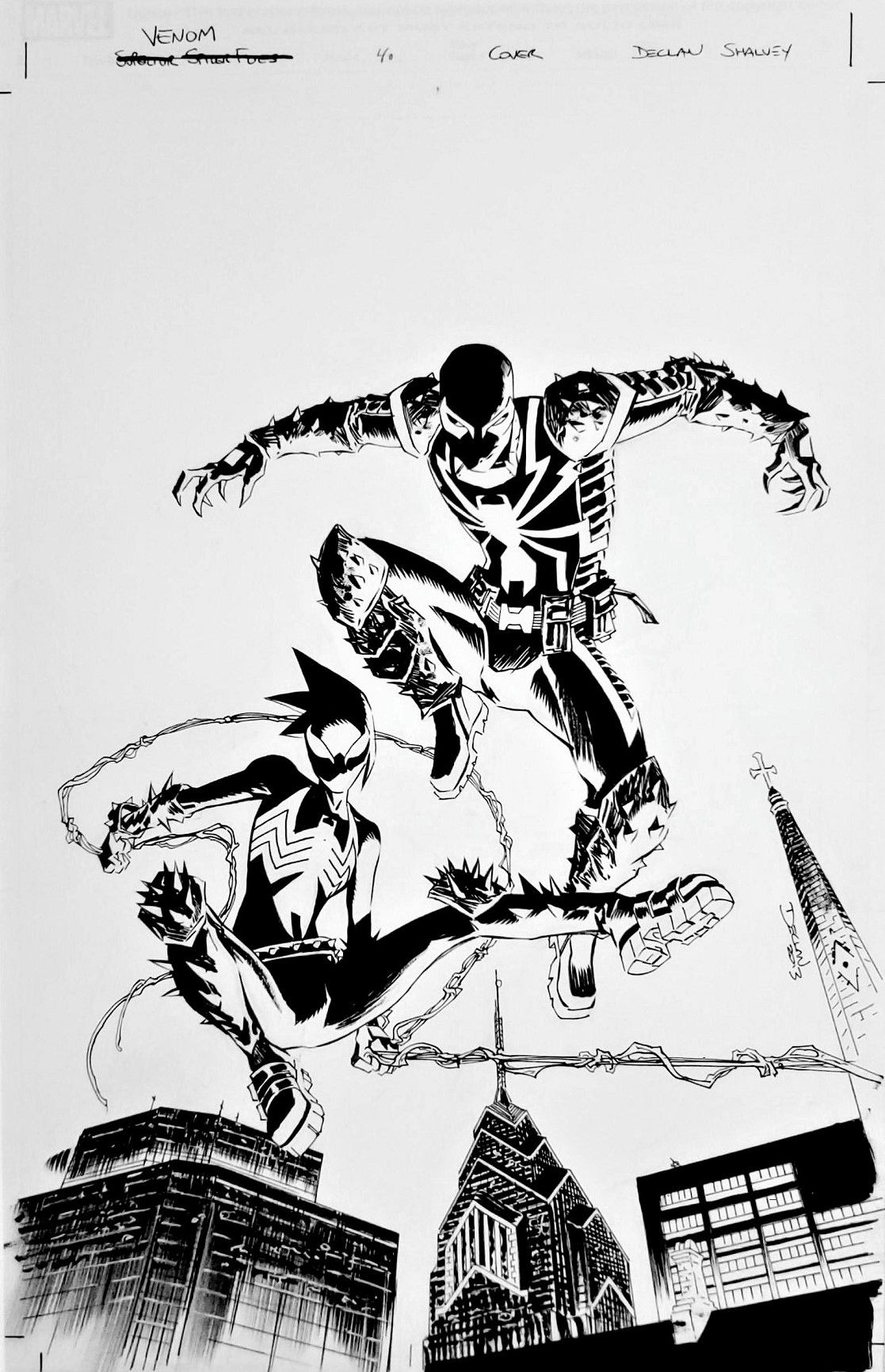 Venom Cover 40 - Declan Shalvey, in Andy Wurst's Cover Marvel Comic Art ...