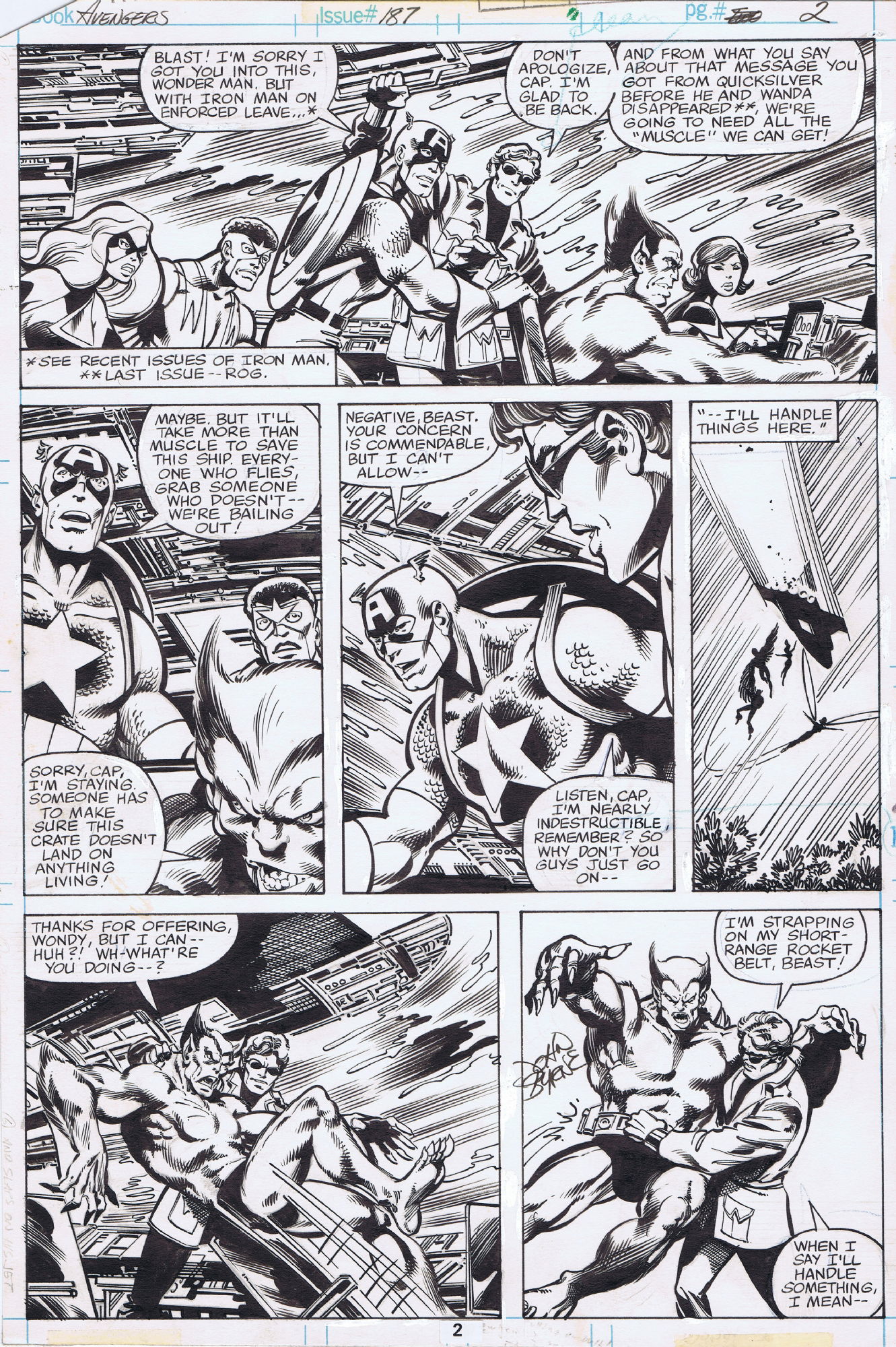 BYRNE, JOHN The Avengers #187 Pg.02, in Rafa Amat's JOHN BYRNE: Marvel ...