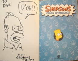 THE SIMPSONS -   Homer Simpsons  by Matt Groening Comic Art