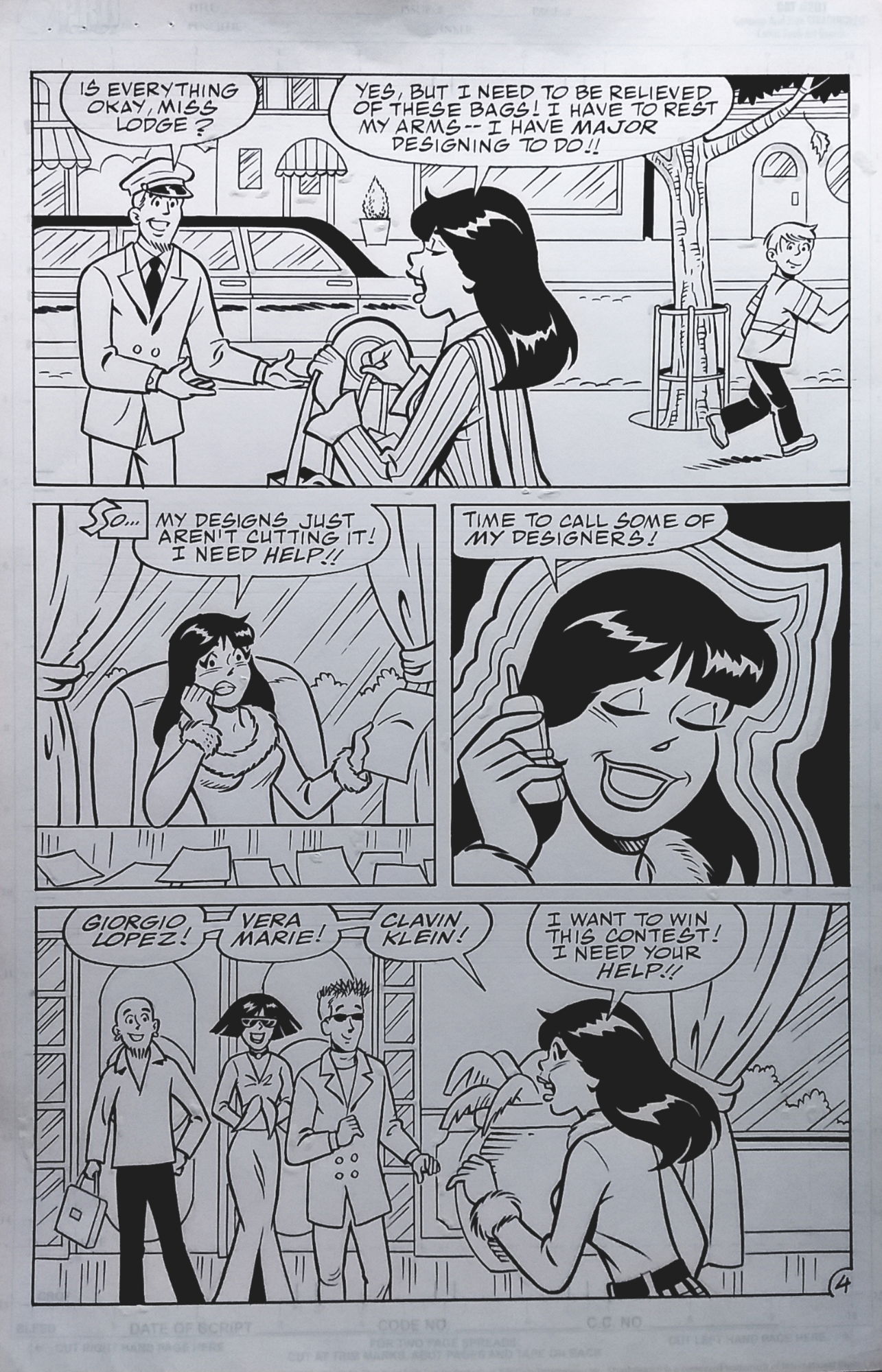 Veronica page 4, in Arthur Chertowsky's Archie - Betty and Veronica ...