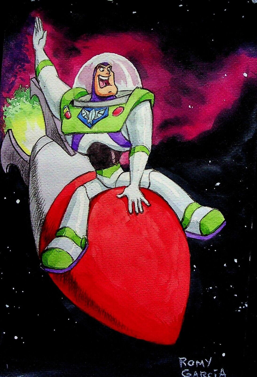 Buzz Lightyear from Buzz Lightyear of Star Command cartoon , in Arthur ...