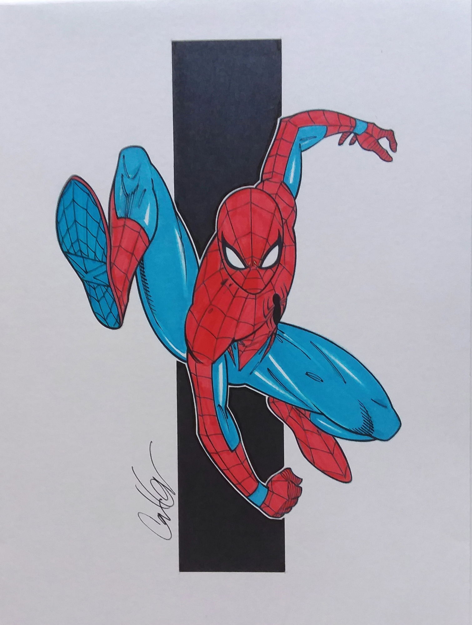 Spider-man Pin-up 1, In Arthur Chertowsky's Artists - Commissions, Pin 