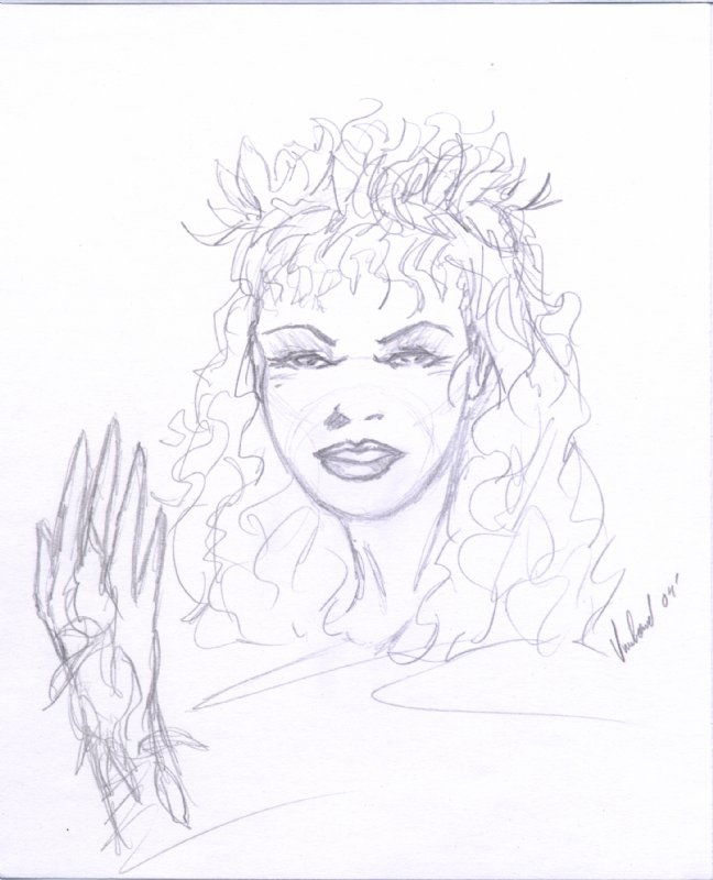 Poison Ivy 60 sec. sketch, in Bryan Vreeland's Sketches! Comic Art ...