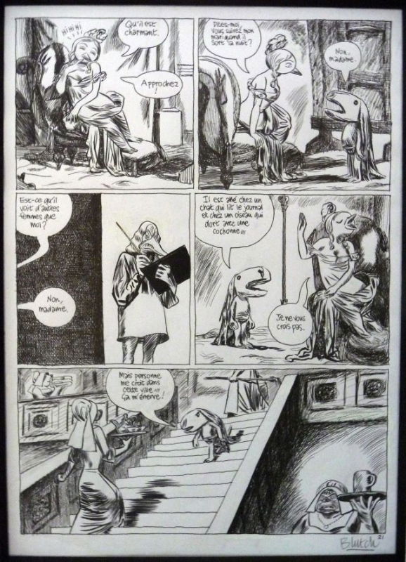 Blutch Donjon Monster T10 Mon Fils Le Tueur Page 21 In Pierre A S Blutch Comic Art Gallery Room