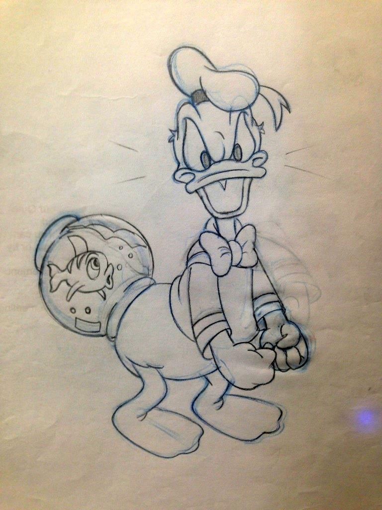 Walt Disney's Donald Duck Is 60 Consumer Product Original Art Group ...