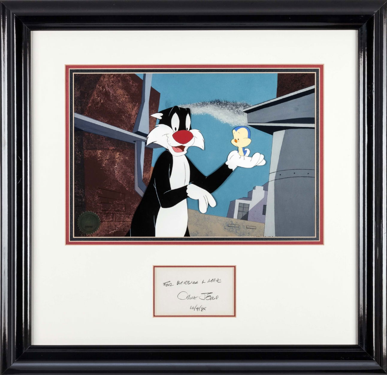 Father Of The Bird Sylvester And Cornbread Production Cel Warner Brothers 1998 In 5583