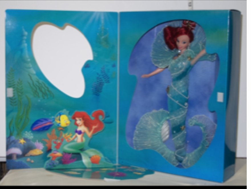 Disney The Little Mermaid Ariel Doll And Box Art In Art Hunt S Disney The Little Mermaid Comic Art Gallery Room
