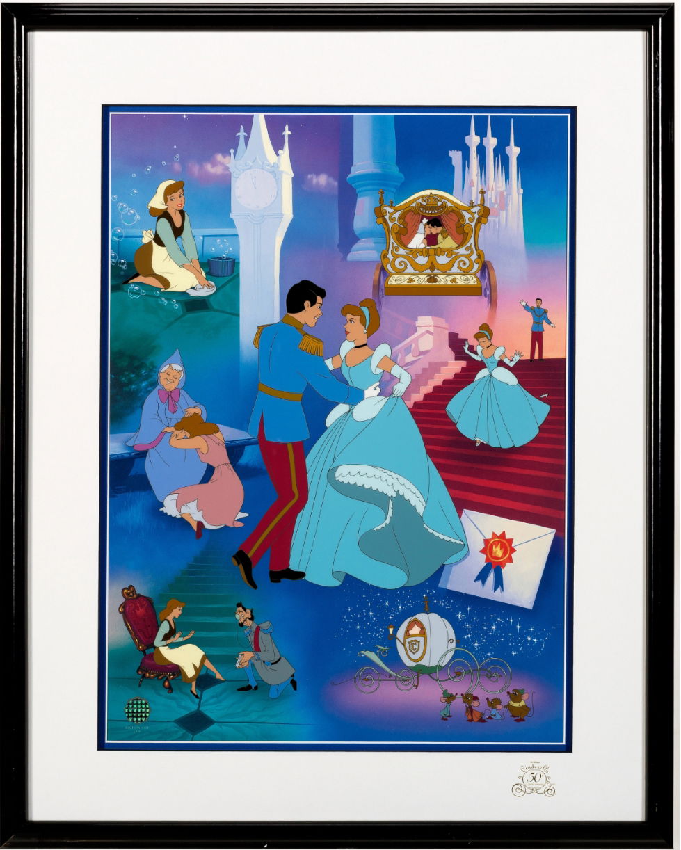 Cinderellas Golden Anniversary Limited Edition Sericel Walt Disney