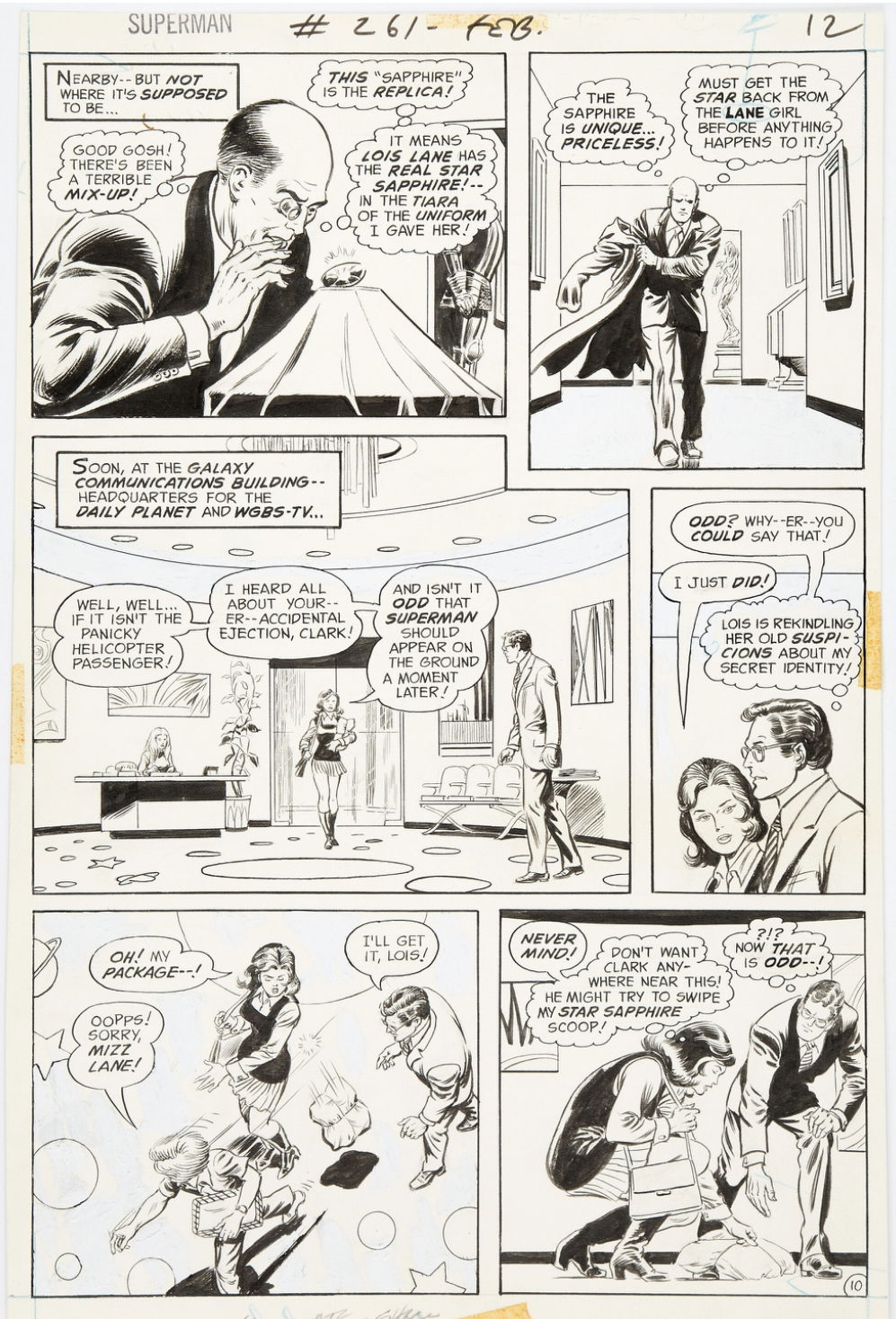 Superman #261 Story Page 10 (DC, 1973). Curt Swan and Murphy Anderson ...