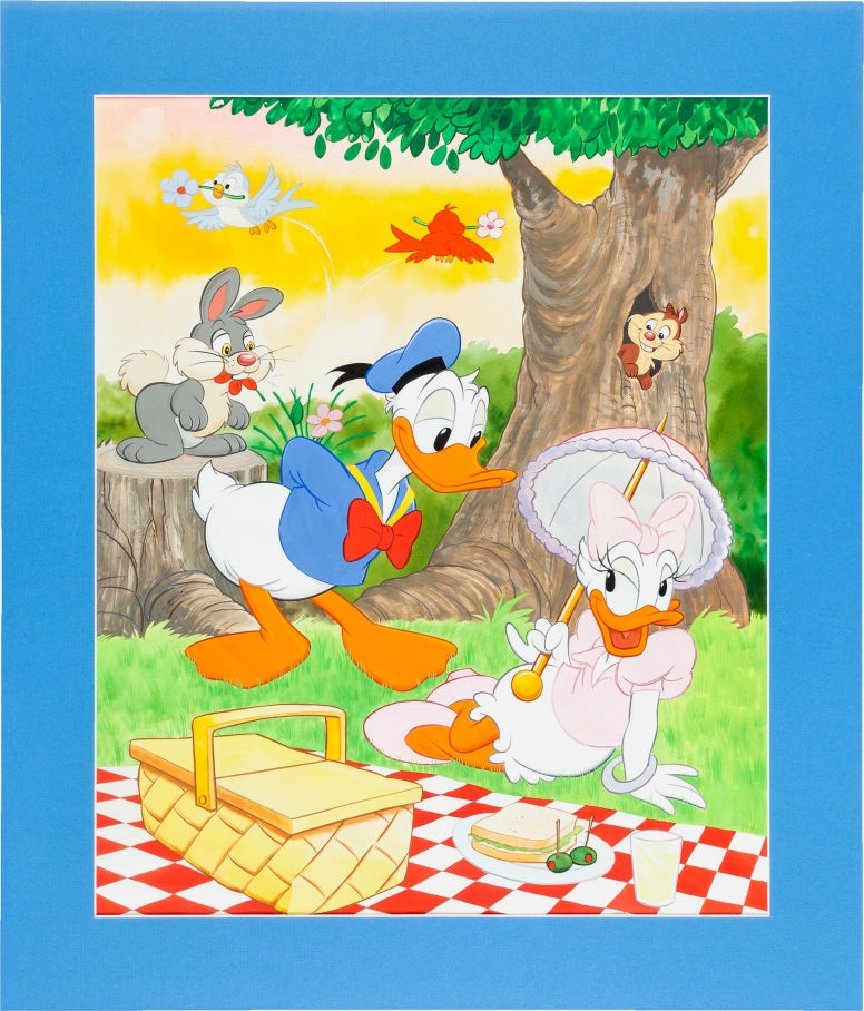 Disney ©  Puzzle  je 99 Teile    Donald Duck  am Strand 